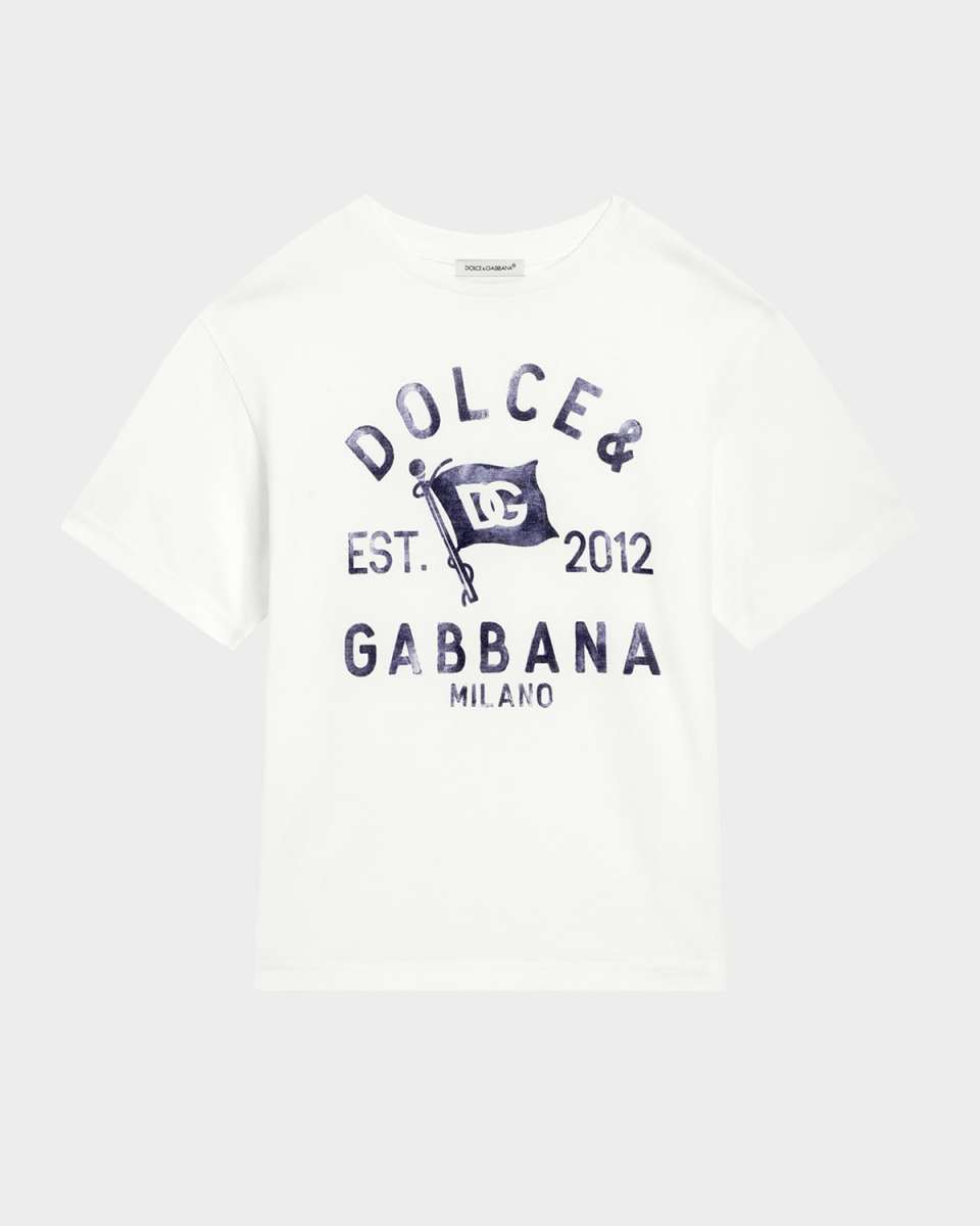 Boy's Logo-Print T-Shirt, Size 8-14